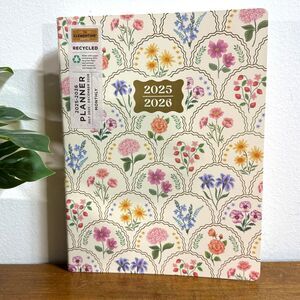 2025-2026 Planner Monthly Layout Agenda Calendars Clementine Flowers